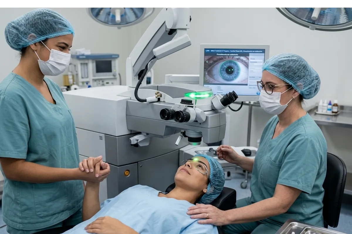 Cirurgia de miopia dói? O que você realmente sente no LASIK, PRK e SMILE